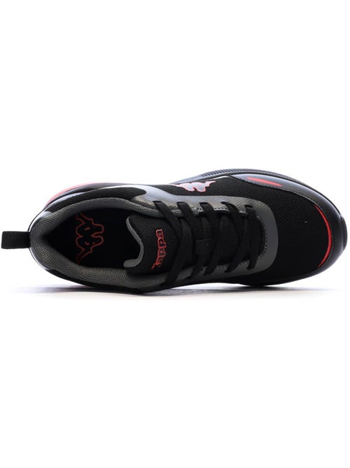 Kappa Pylos Jongens Sneakers Zwart/Rood met Logo - Kiabi Kappa Pylos Jongens Sneakers Zwart/Rood met Logo - Kiabi