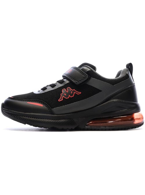 Kappa Pylos123 Jongens Sneakers Zwart/Rood met Logo - Kiabi Kappa Pylos123 Jongens Sneakers Zwart/Rood met Logo - Kiabi