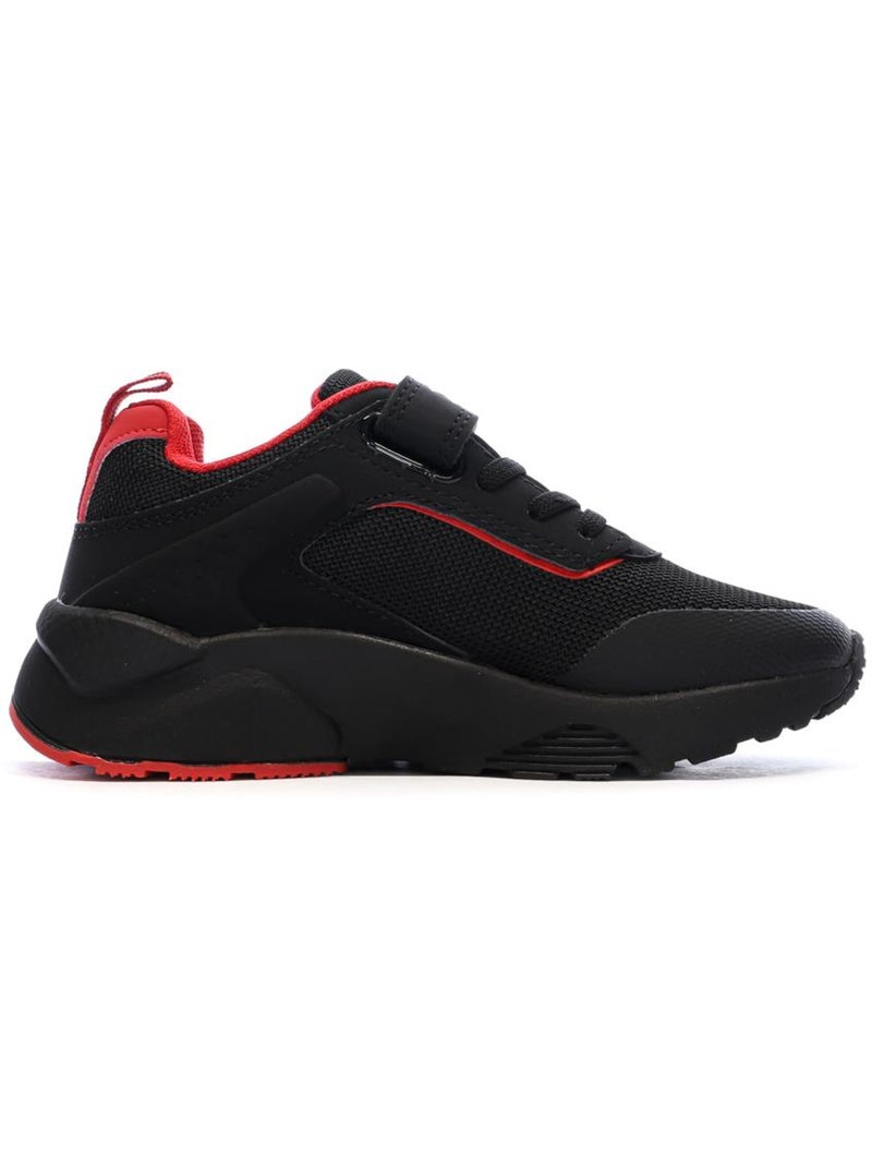 Kappa Safir 2 Jongens Sneakers Zwart/Rood met Logo Zwart - Kiabi