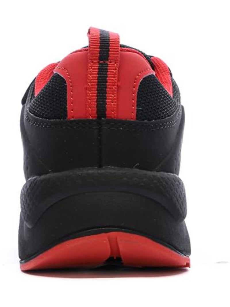 Kappa Safir 2 Jongens Sneakers Zwart/Rood met Logo Zwart - Kiabi