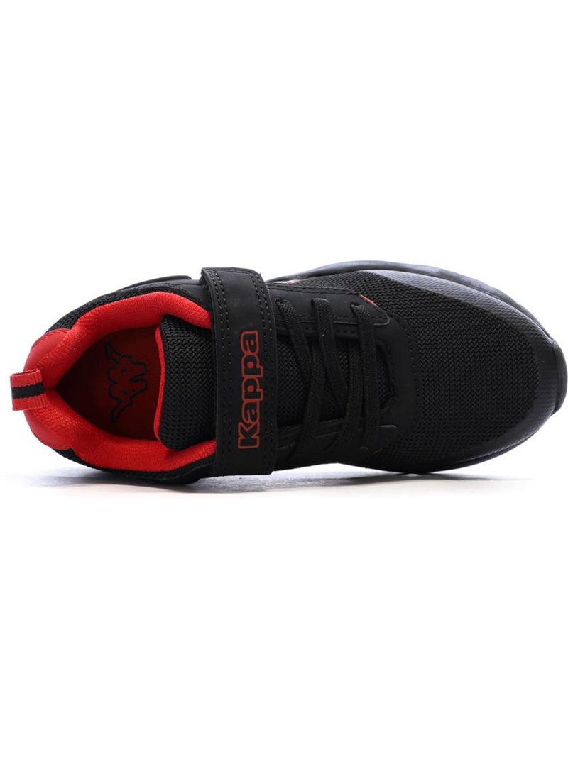 Kappa Safir 2 Jongens Sneakers Zwart/Rood met Logo Zwart - Kiabi