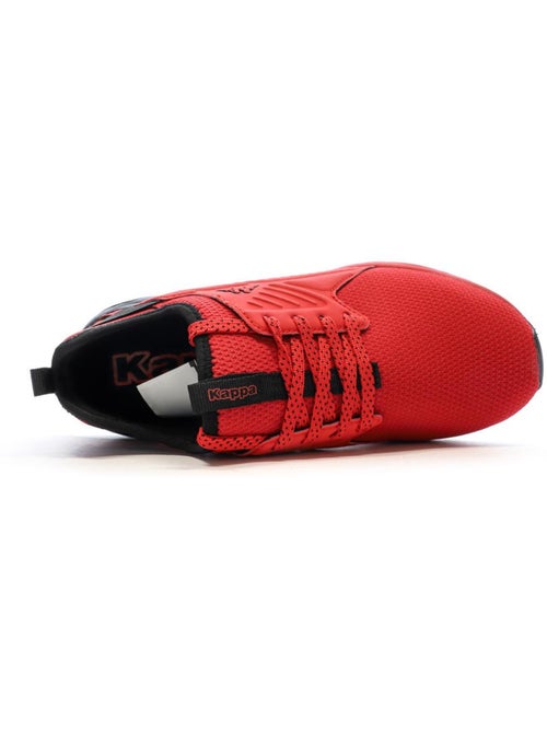 Kappa San Puerto Jongens Sneakers Zwart/Rood met Veters - Kiabi Kappa San Puerto Jongens Sneakers Zwart/Rood met Veters - Kiabi