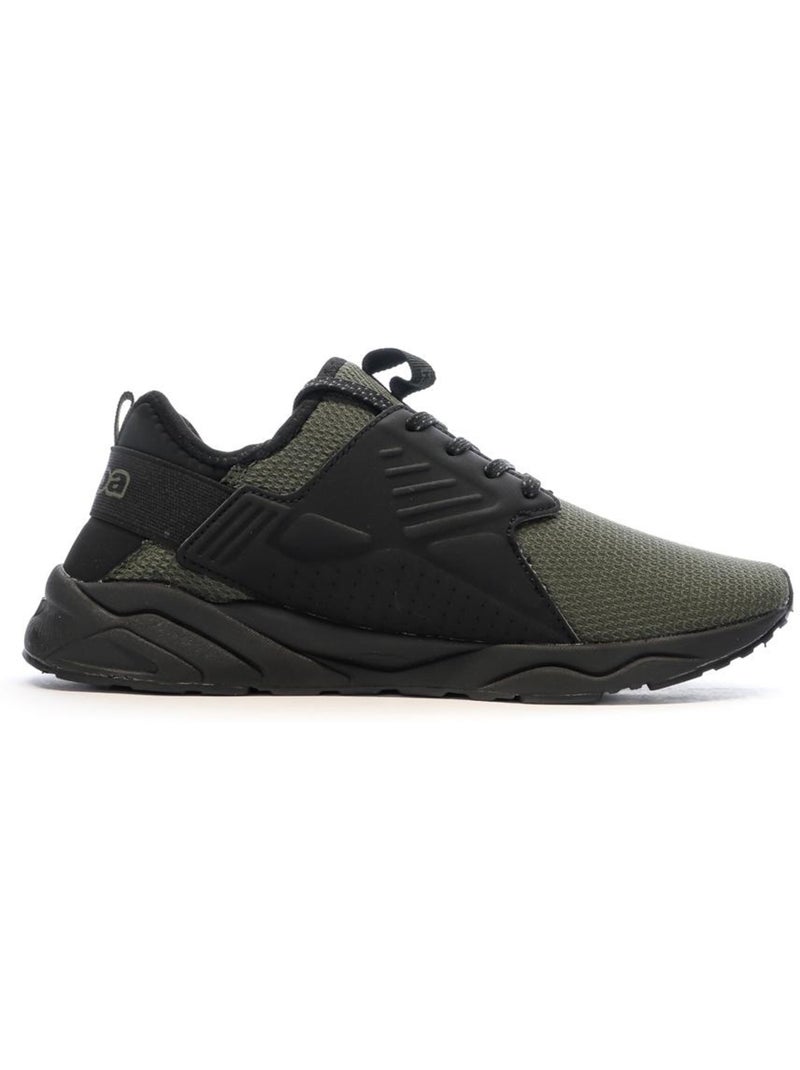 Kappa San Puerto Lace Jongens Sneakers Zwart/Kaki Licht kakigroen - Kiabi