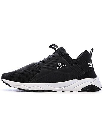 Kappa san puerto lace jongens sneakers zwart/kaki