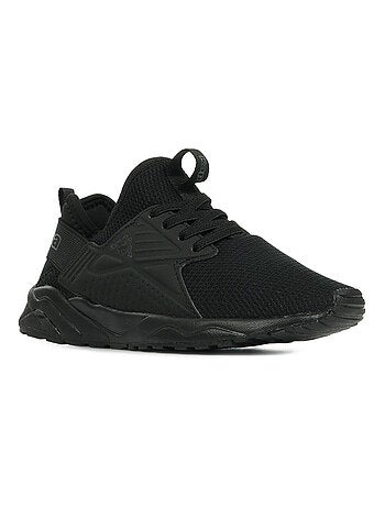 Kappa san puerto zwarte sneakers voor jongens
