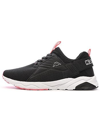 Kappa san puerto zwart/roze meisjes sneakers