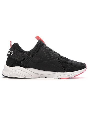 Kappa san puerto zwart/roze meisjes sneakers