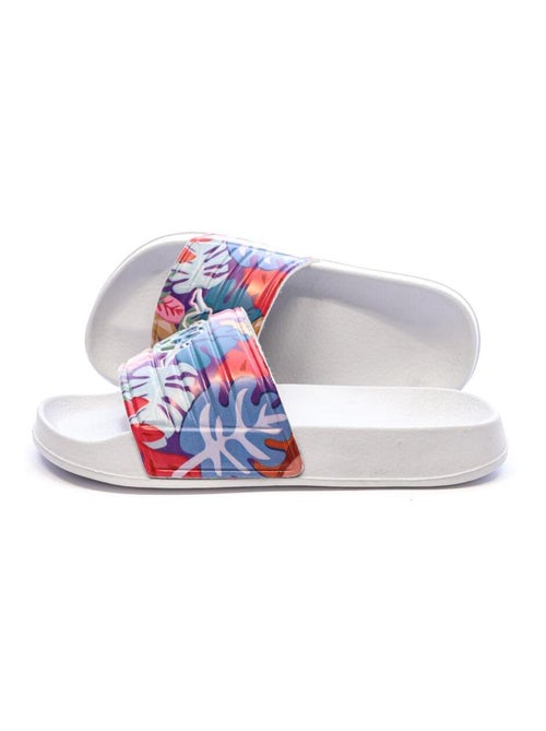 Kappa Sarty 2 Meisjes Bloemen Badslippers Wit - Kiabi Kappa Sarty 2 Meisjes Bloemen Badslippers Wit - Kiabi