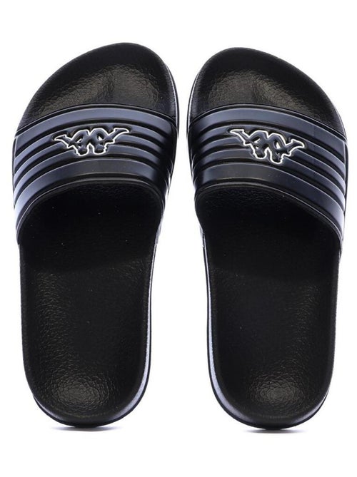 Kappa Sarty Kid Jongens Slippers Zwart met Logo - Kiabi Kappa Sarty Kid Jongens Slippers Zwart met Logo - Kiabi