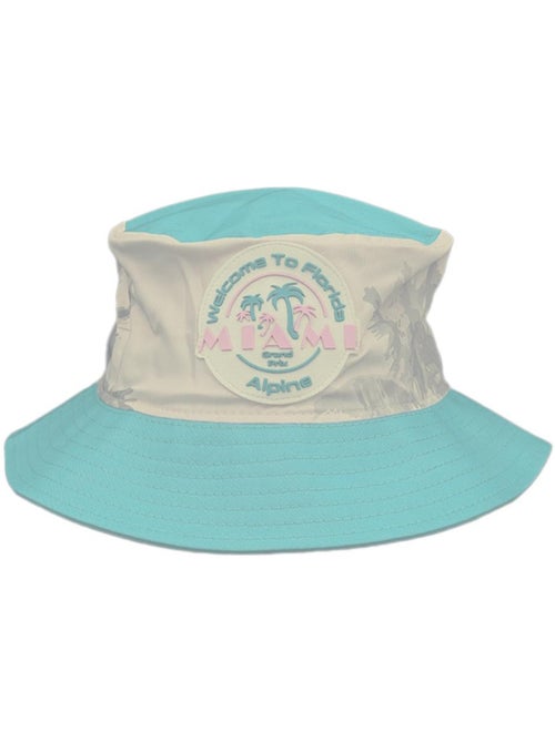 Kappa supporter bob beige/turquoise voor heren - Kiabi