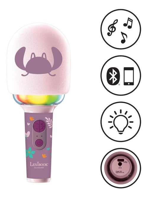 Karaoke microphone angel - microphone avec effets sonores et lumineux - Kiabi Karaoke microphone angel - microphone avec effets sonores et lumineux - Kiabi