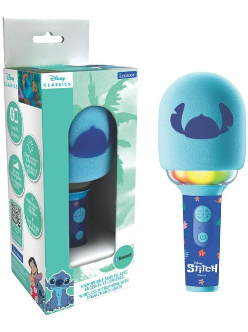 Karaoke microphone bluetooth/sans fil sitch avec effets sonores et lumineux - Kiabi Karaoke microphone bluetooth/sans fil sitch avec effets sonores et lumineux - Kiabi