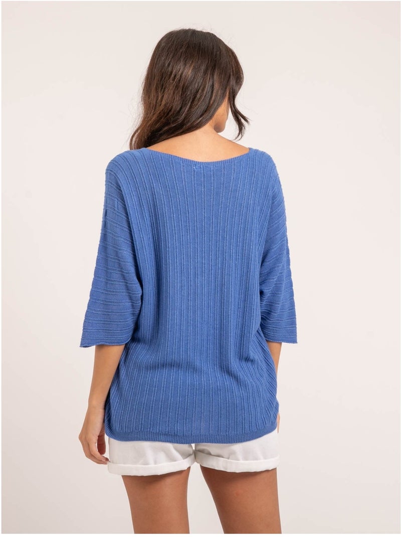 Kartelia dunne trui Blauw - Kiabi