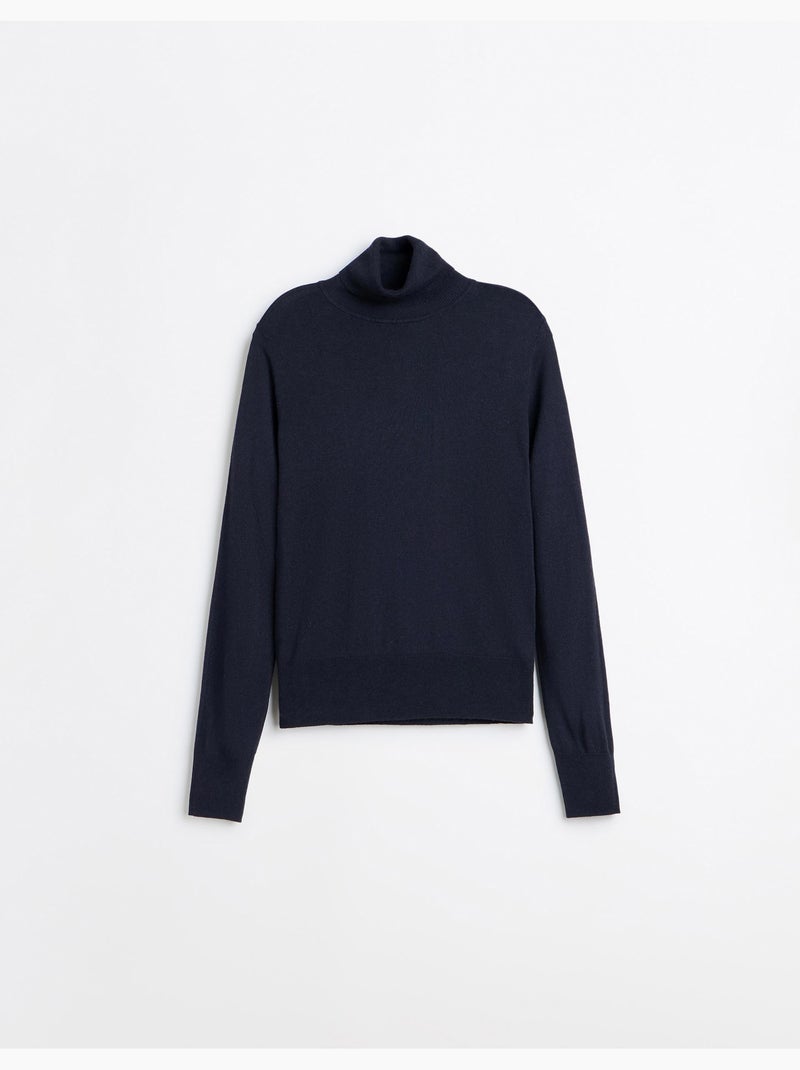Kasjmier coltrui met kasjmier, mo fashion Blauw - Kiabi