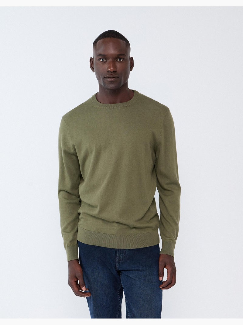 Kasjmier trui, mo fashion Groen - Kiabi