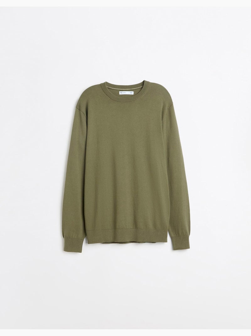 Kasjmier trui, mo fashion Groen - Kiabi