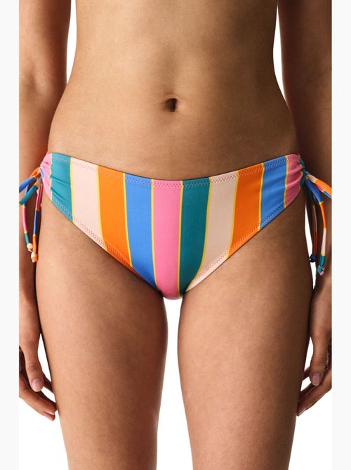 Katelyn ring gestreept bikinibroekje met middelhoge taille penti - Kiabi Katelyn ring gestreept bikinibroekje met middelhoge taille penti - Kiabi