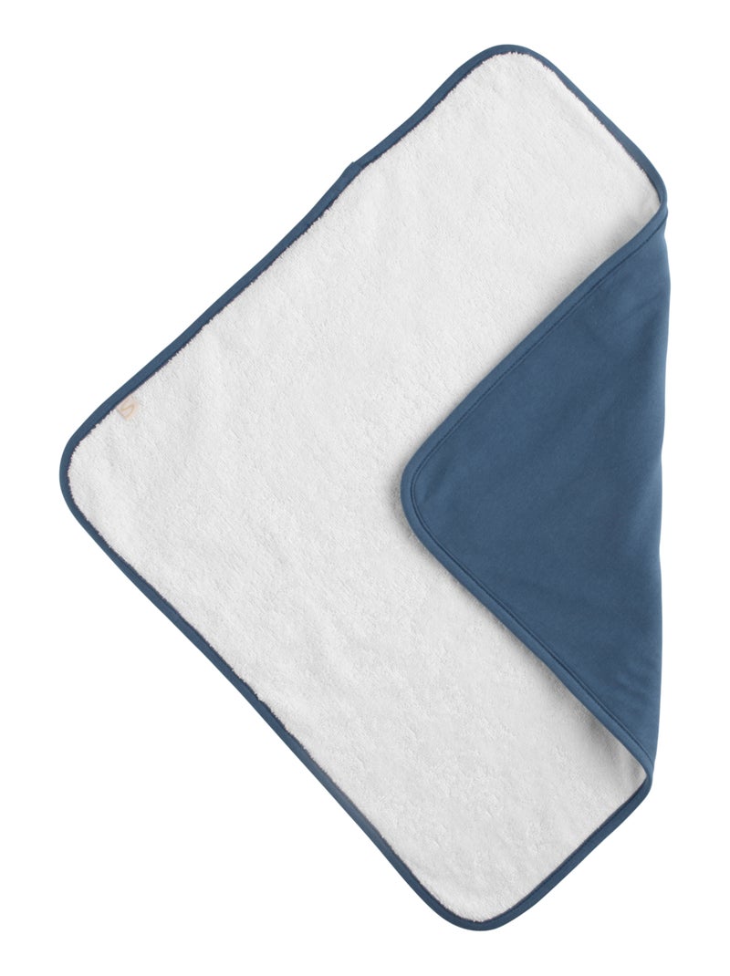 Katoenen aankleedkussen met handdoek Zwart Beige Blauw - Kiabi