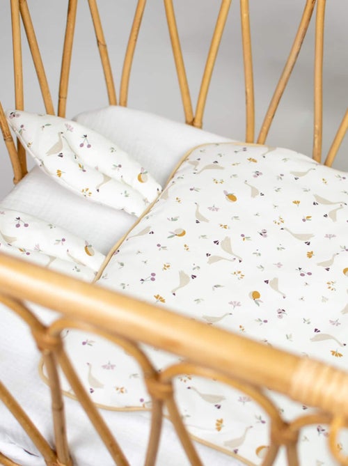 Katoenen babykussen plat en omkeerbaar - Kiabi