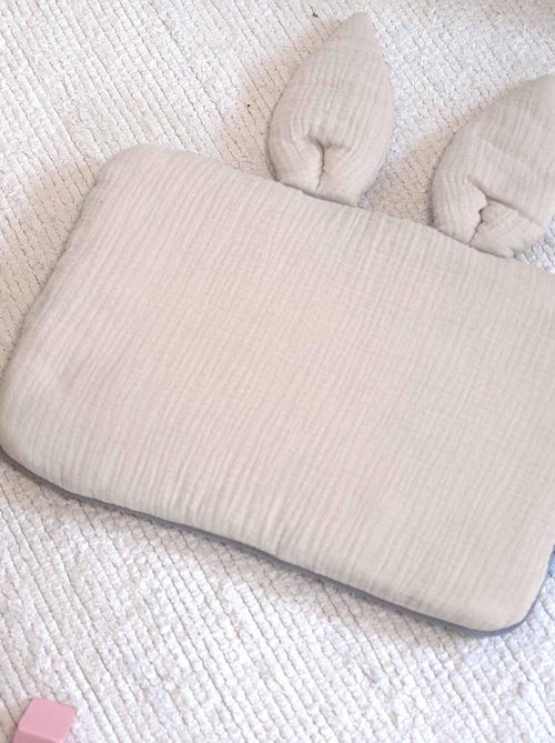 Katoenen babykussen plat en omkeerbaar - Kiabi