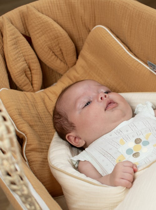 Katoenen babykussen plat en omkeerbaar - Kiabi
