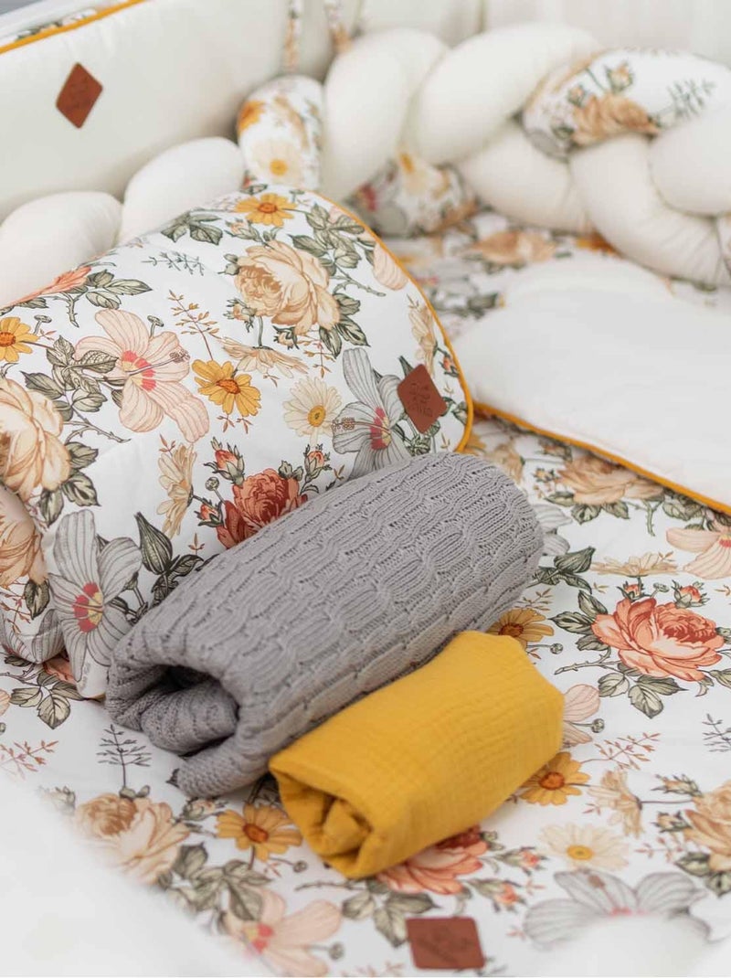 Katoenen babykussen plat en omkeerbaar Multicolor - Kiabi
