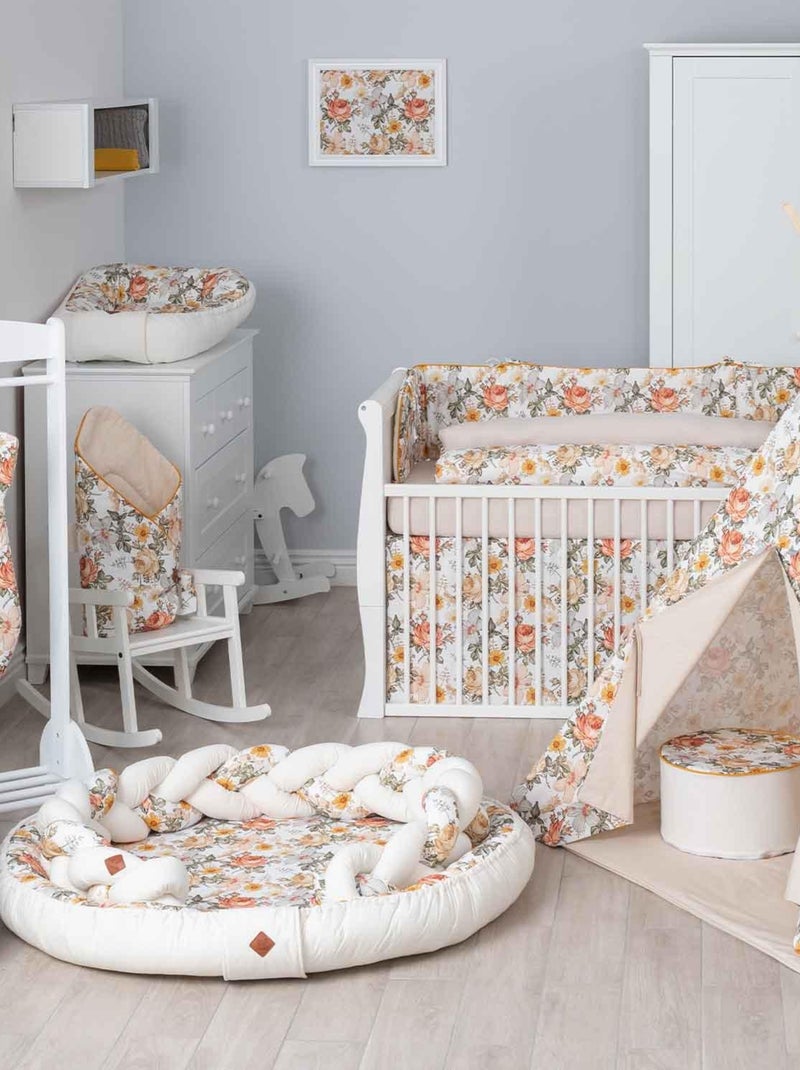 Katoenen babykussen plat en omkeerbaar Multicolor - Kiabi
