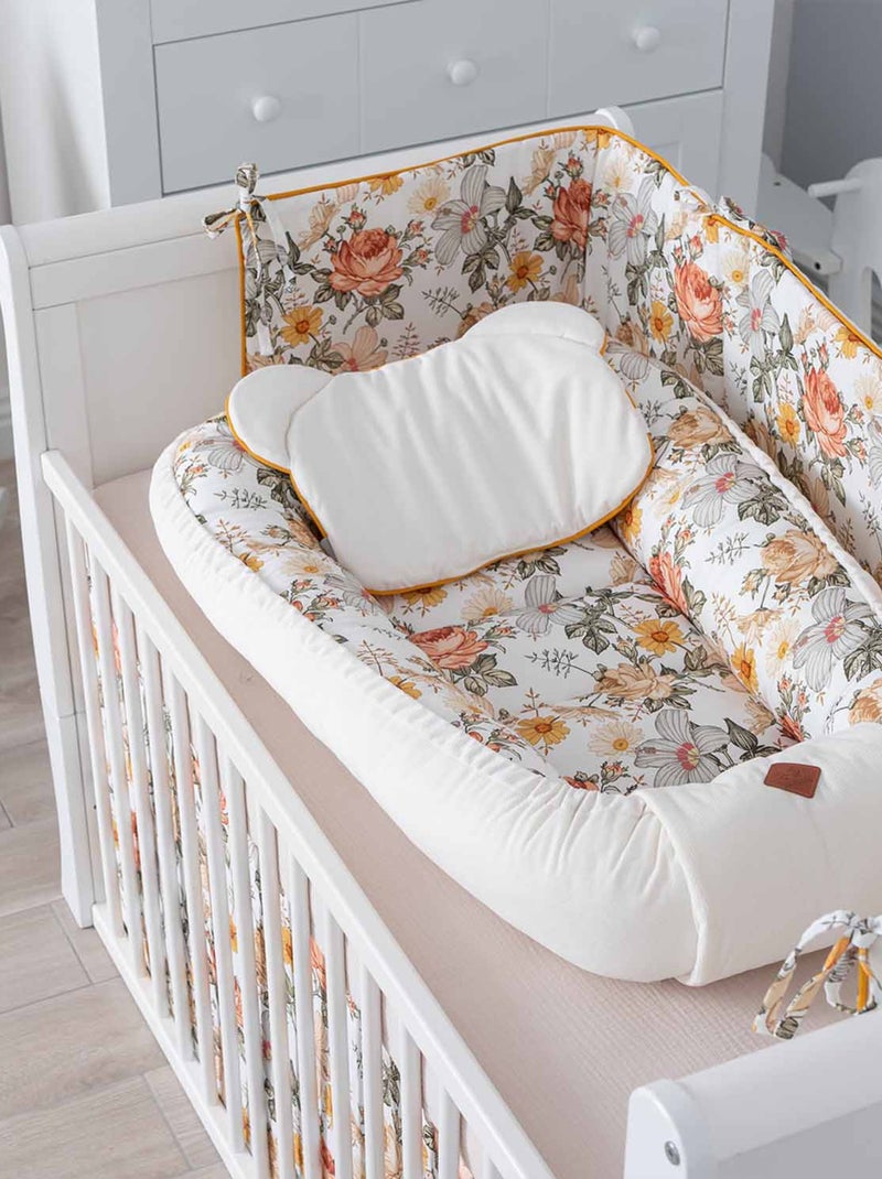 Katoenen babykussen plat en omkeerbaar Multicolor - Kiabi