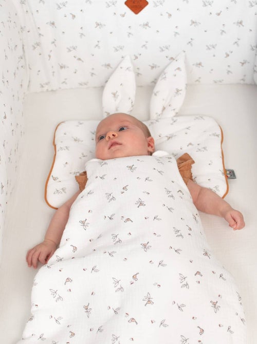 Katoenen babykussen plat en omkeerbaar - Kiabi