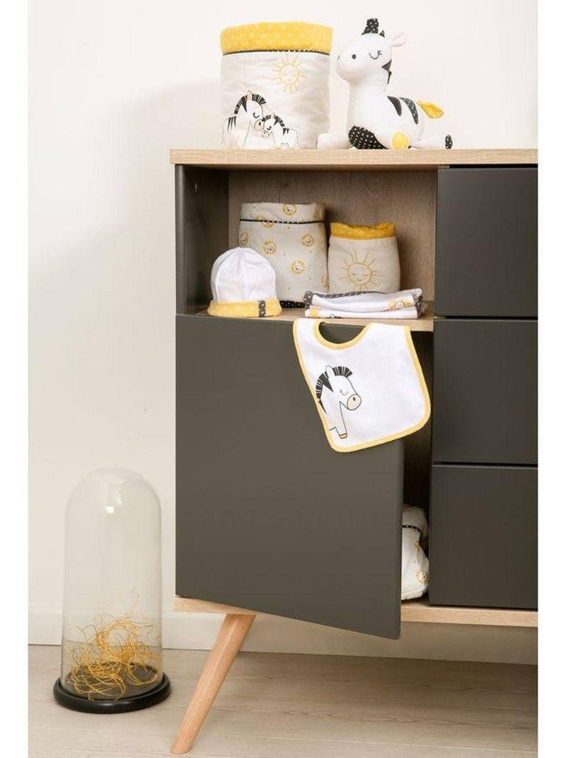Katoenen babymutsje Wit - Kiabi