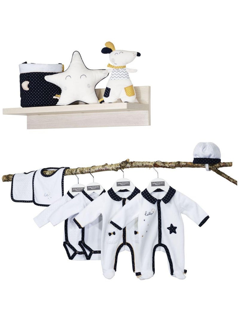 Katoenen babymutsje Wit - Kiabi