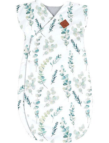 Katoenen babyslaapzak, eucalyptus | sevira kids