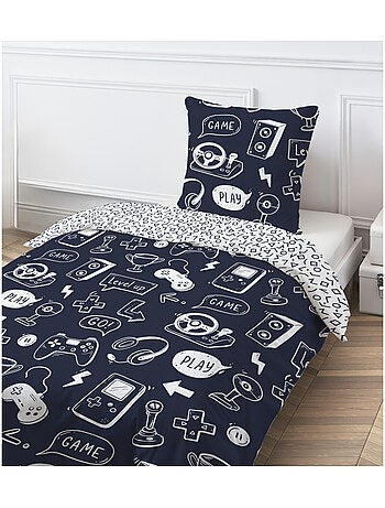 Katoenen beddengoedset met videogame-thema