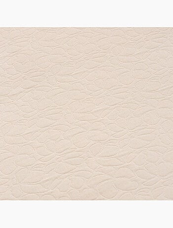 Katoenen bedsprei met reliëf bloemendessin en getextureerde stof.