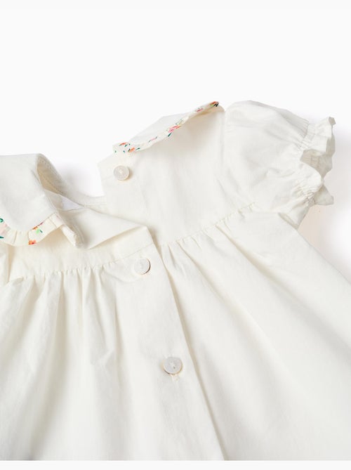 Katoenen blouse en bloomers met ruches - Kiabi