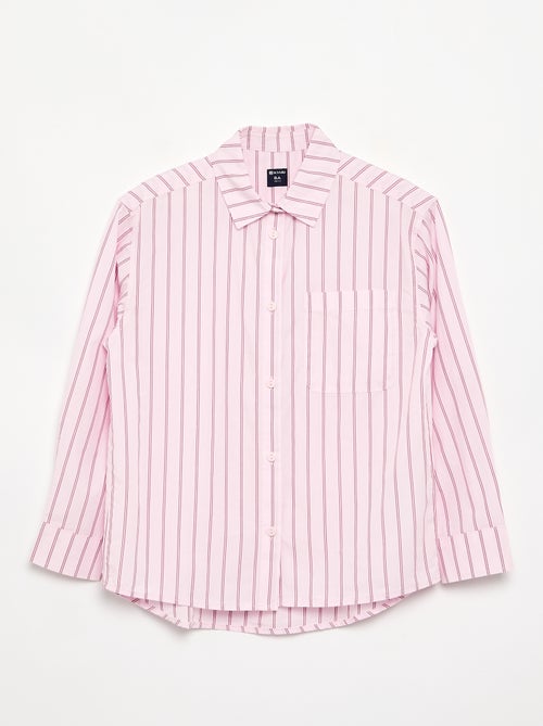 Katoenen blouse met lange mouwen - Kiabi Katoenen blouse met lange mouwen - Kiabi
