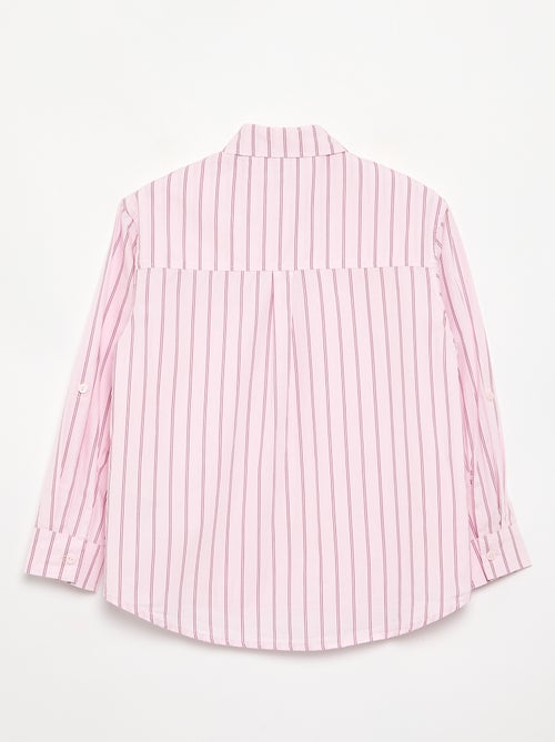 Katoenen blouse met lange mouwen - Kiabi Katoenen blouse met lange mouwen - Kiabi