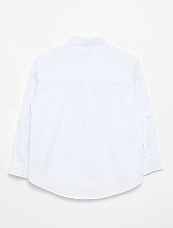 Katoenen blouse met lange mouwen