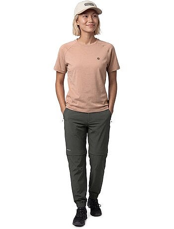 Katoenen dames wandel t-shirt met korte mouwen