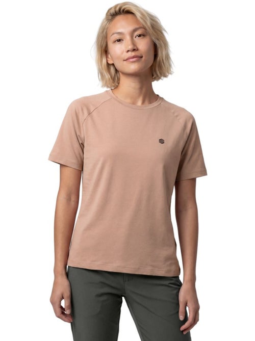 Katoenen dames wandel t-shirt met korte mouwen - Kiabi