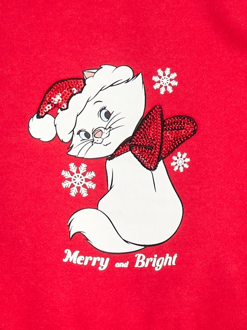 Katoenen Disney-sweater met leuke Marie-print - Kiabi