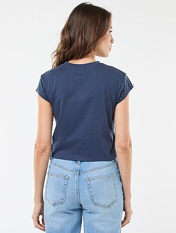 Katoenen Disney-T-shirt met Stitch-print