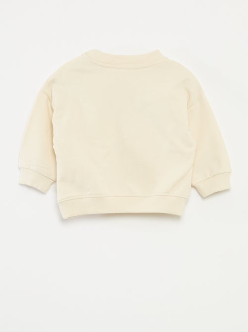 Katoenen fleecesweater 'Snoopy' - Kiabi