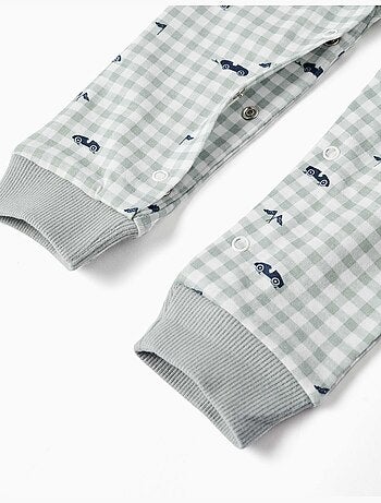 Katoenen gingham slaappak