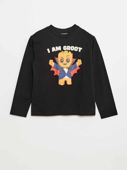 Katoenen halloween-T-shirt 'Marvel' 'Groot' - Kiabi