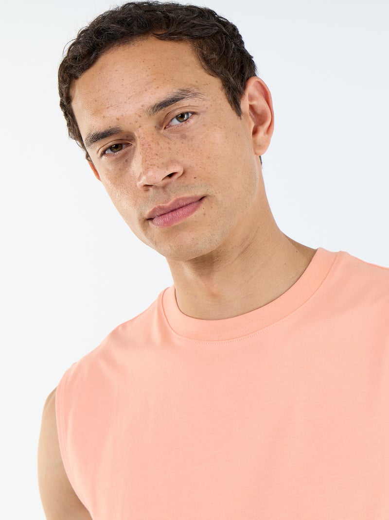 Katoenen hemd Oranje - Kiabi
