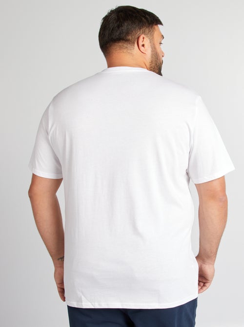Katoenen heren-T-shirt met V-hals - Kiabi Katoenen heren-T-shirt met V-hals - Kiabi