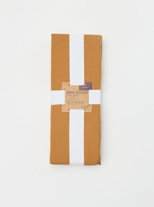 Katoenen hoeslaken (150x200 cm) - Kiabi