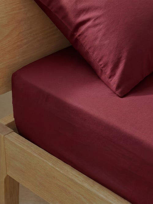 Katoenen hoeslaken (150x200cm) - Kiabi