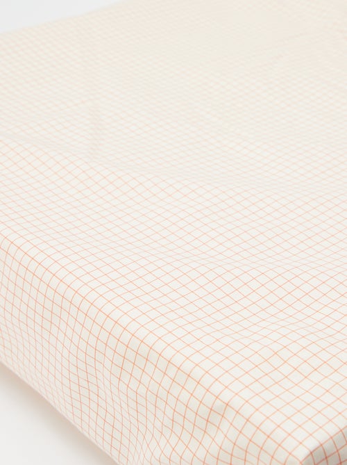 Katoenen hoeslaken voor 1-persoonsbed (140x200) - Kiabi Home - Kiabi